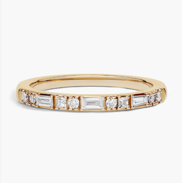 Dot Dash Diamond Ring in 14k Yellow Gold (1/4 ct. tw.)