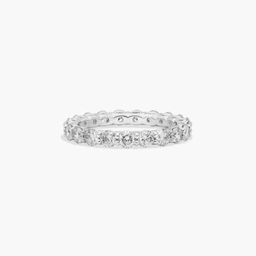 Petite Micropavé Lab-Grown Diamond Ring in Platinum (1/10 ct. tw.)
