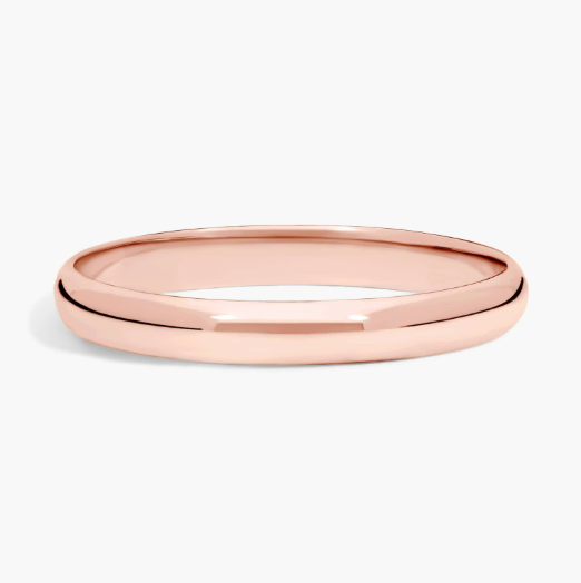 Classic Wedding Ring in 14k Rose Gold (3mm)