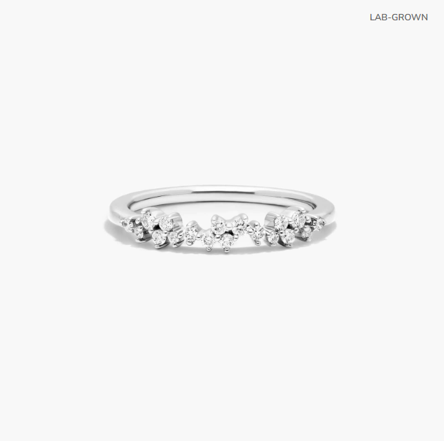 Cosmos Lab-Grown Diamond Ring In 14K White Gold