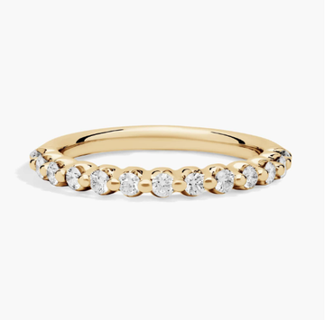 Floating Diamond Wedding Ring in 14k Yellow Gold (1/3 ct. tw.)