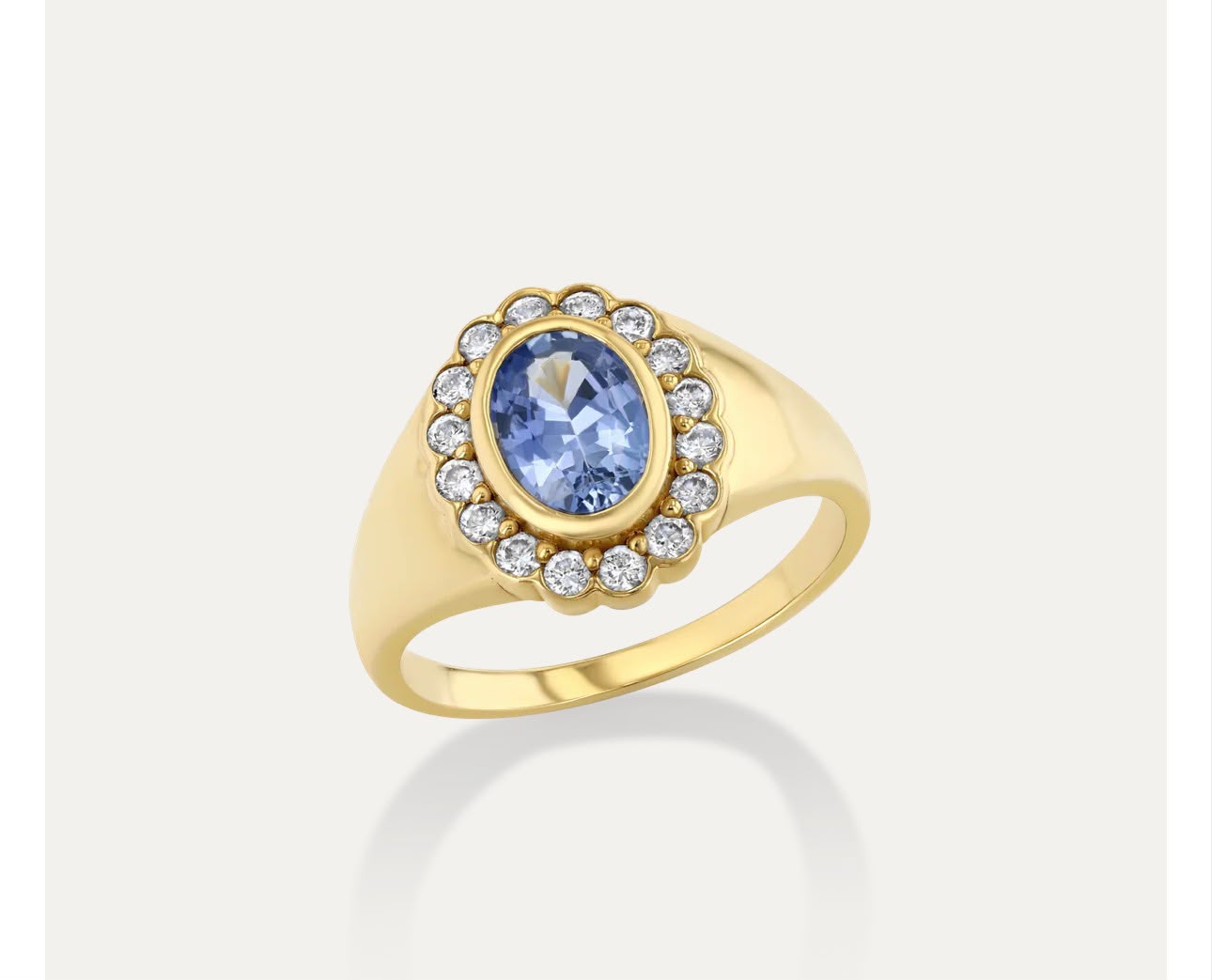 Hannah-14k, size 4  real gold ring