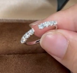 Parbat‘s rest payment -14K white gold size 6 open band