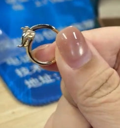Tehya-1ct 14K empty setting, size 2.5