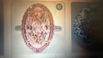 Melissa VIP-2ct pink diamoond+halo+pave+S925  860 USD