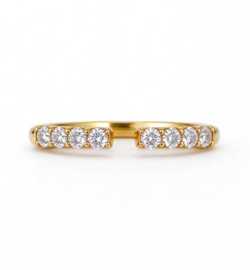 18k open ring