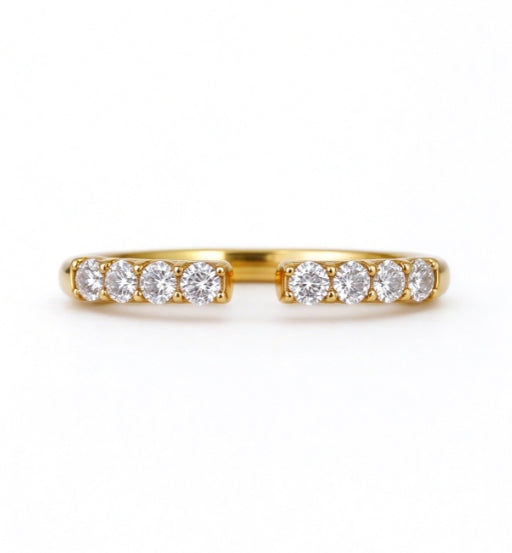 18k open ring