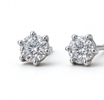 18k earring 0.3ct  in total