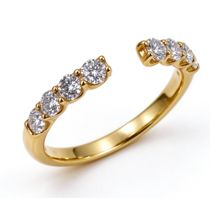 18k open ring
