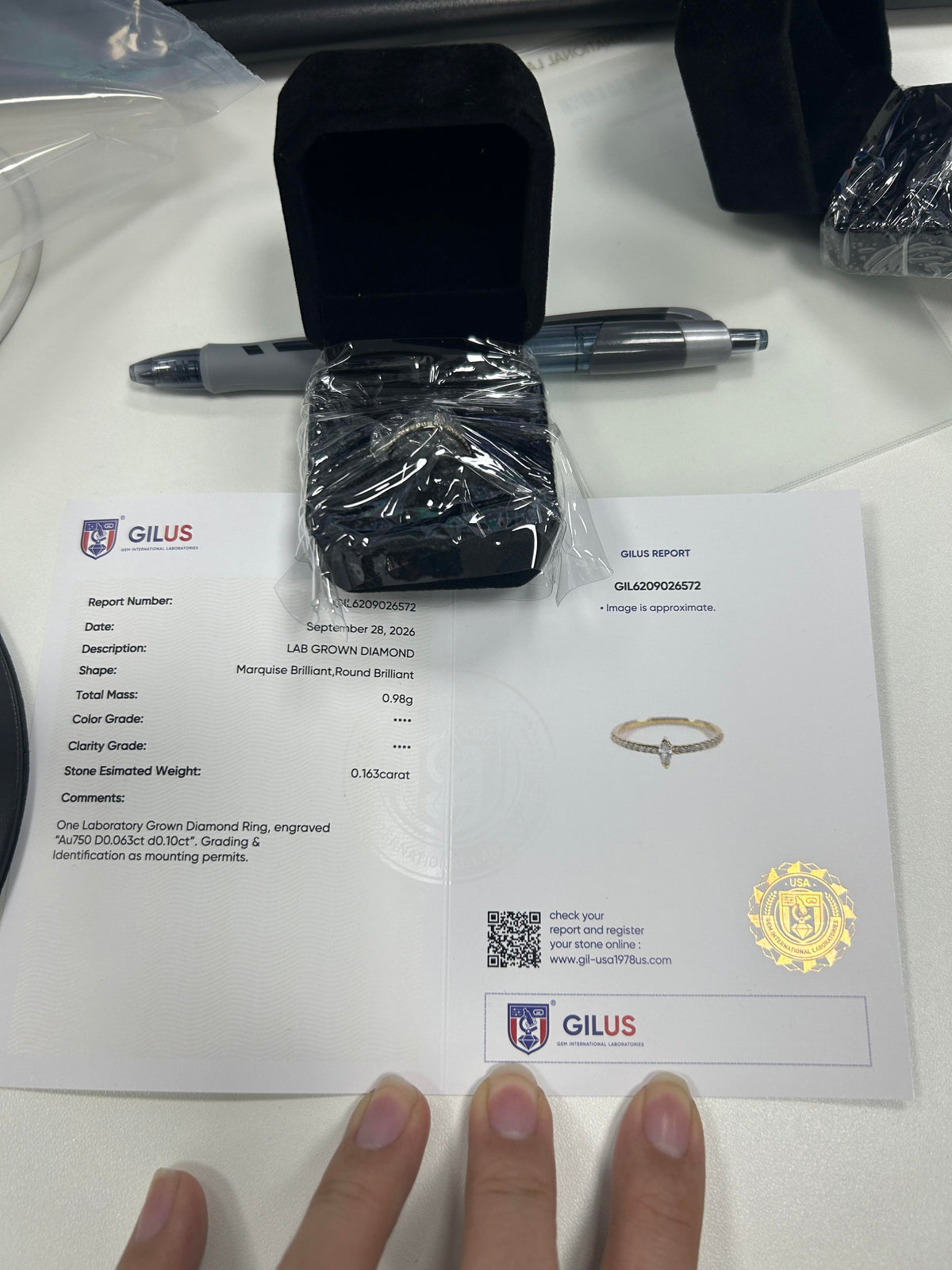 Jenn's rest payment -1. 18k yellow ring size 4.5 2. 10k yellow ring size 4.5