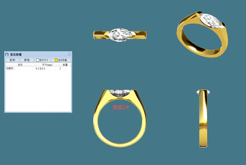 VIP Amand‘s rest payment -One 0.5ct size 2 (K yellow), one 0.5ct size 7 ring
