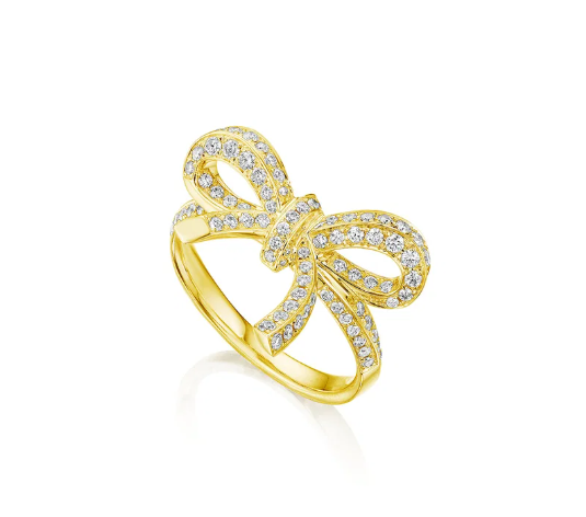 Verragio Diamond Bow Ring 18K