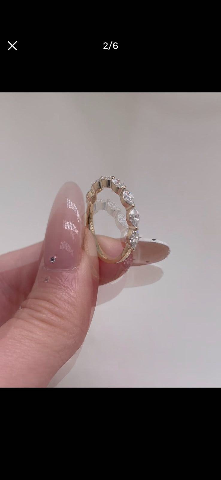 Selena-14k yellow gold bubble band