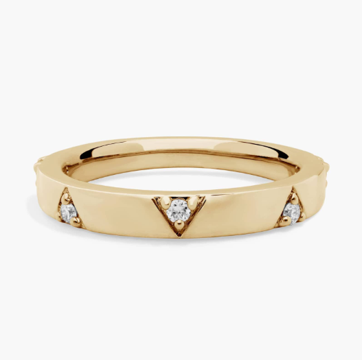 Fashion Diamond Ring in 14K Yellow Gold (1/10 Ct. Tw.)