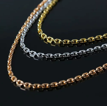 18K Plain Chain.