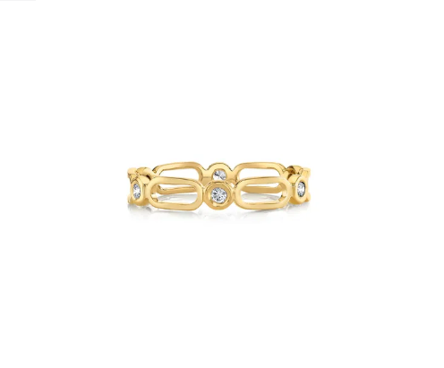 Connection Diamond Ring 14K