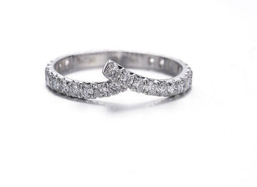 Prayers-14kV‑shape band ring