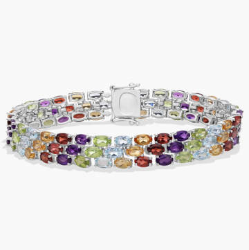Trio Oval Multi Bracelet in Sterling Silver (5x3mm)