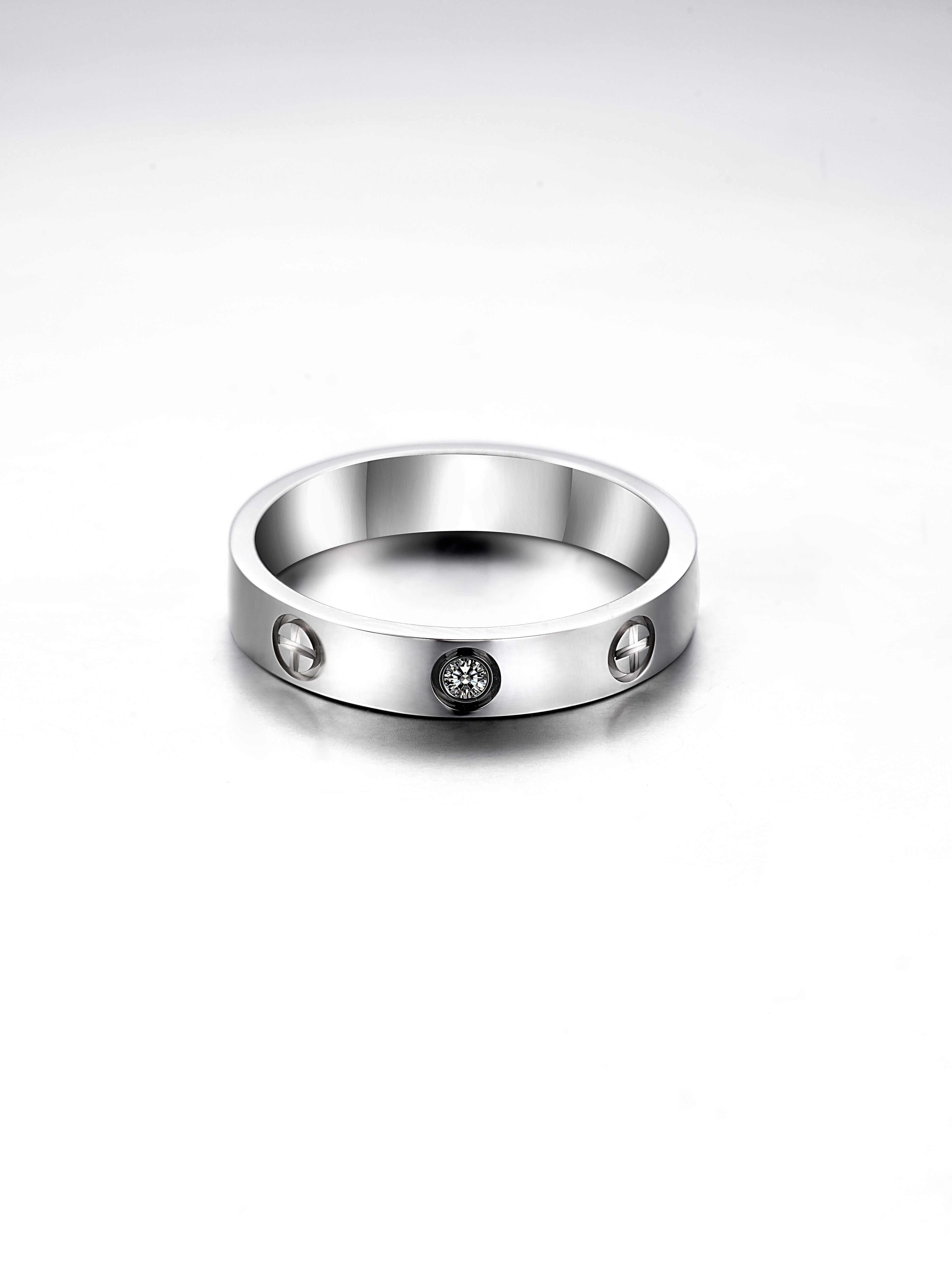 [Diamond rings 0.03ct]Real diamond S925 rings,labgrown diamond