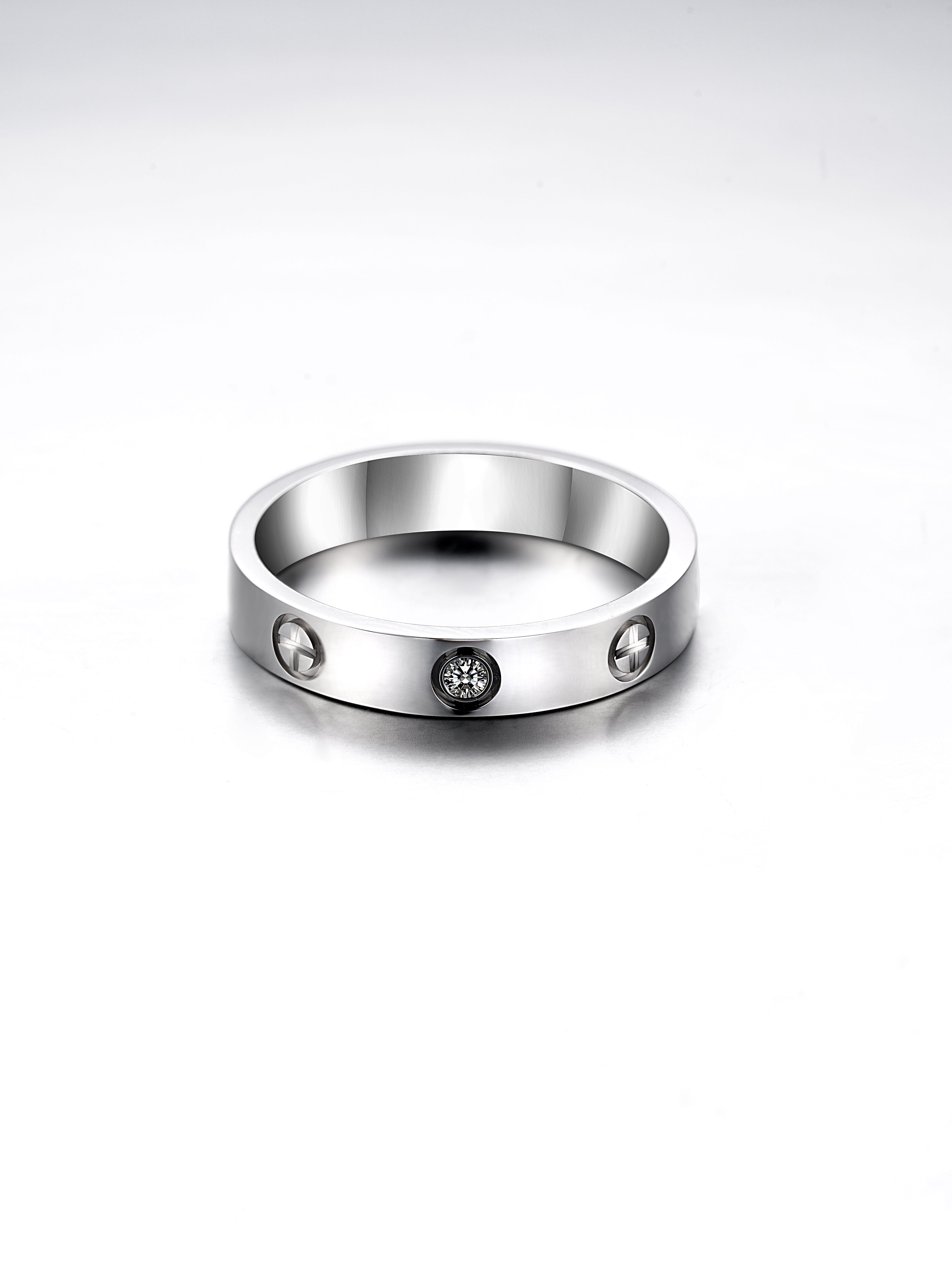 [Diamond rings 0.03ct]Real diamond S925 rings,labgrown diamond