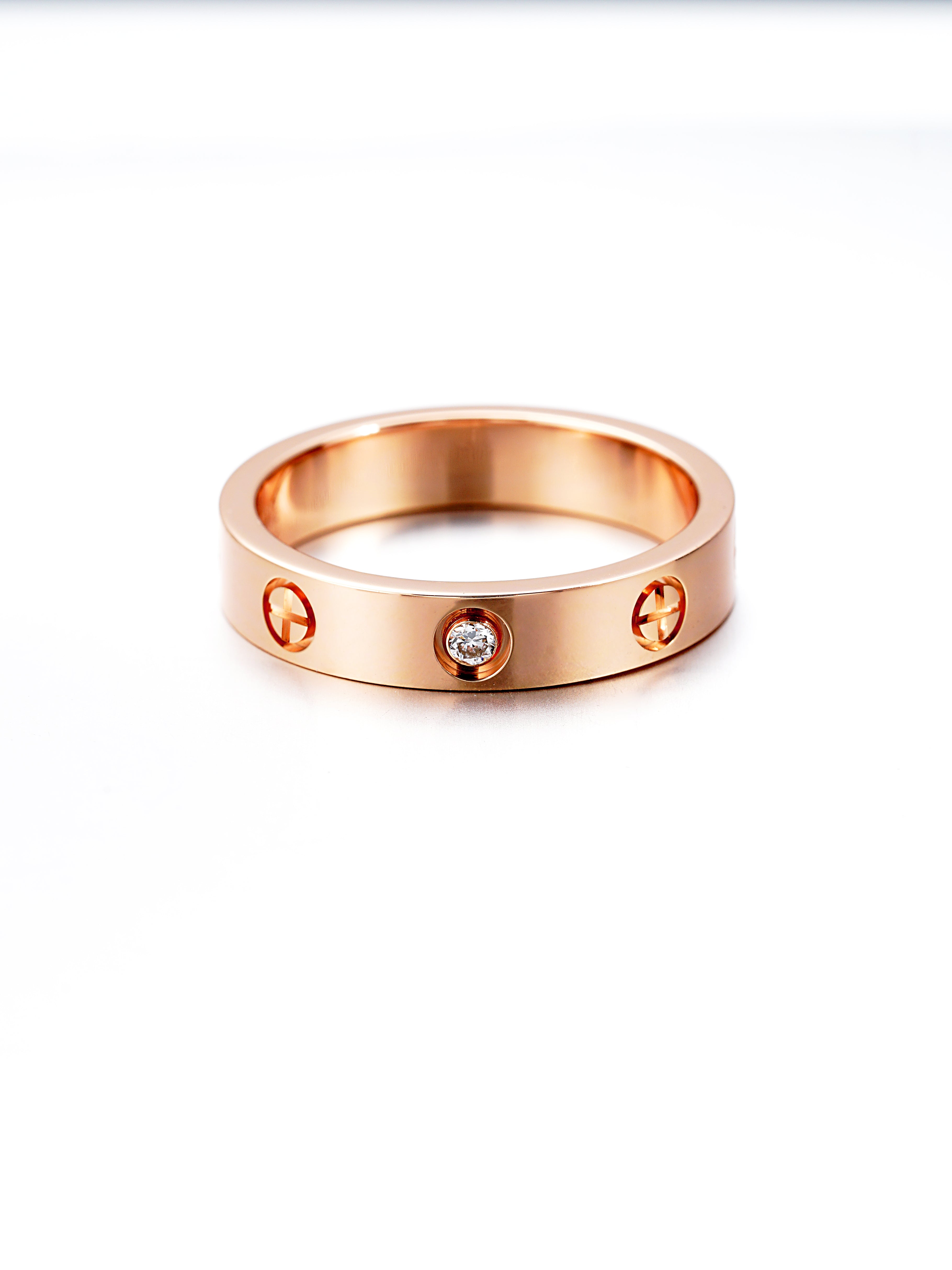 [Diamond rings 0.03ct]Real diamond S925 rings,labgrown diamond