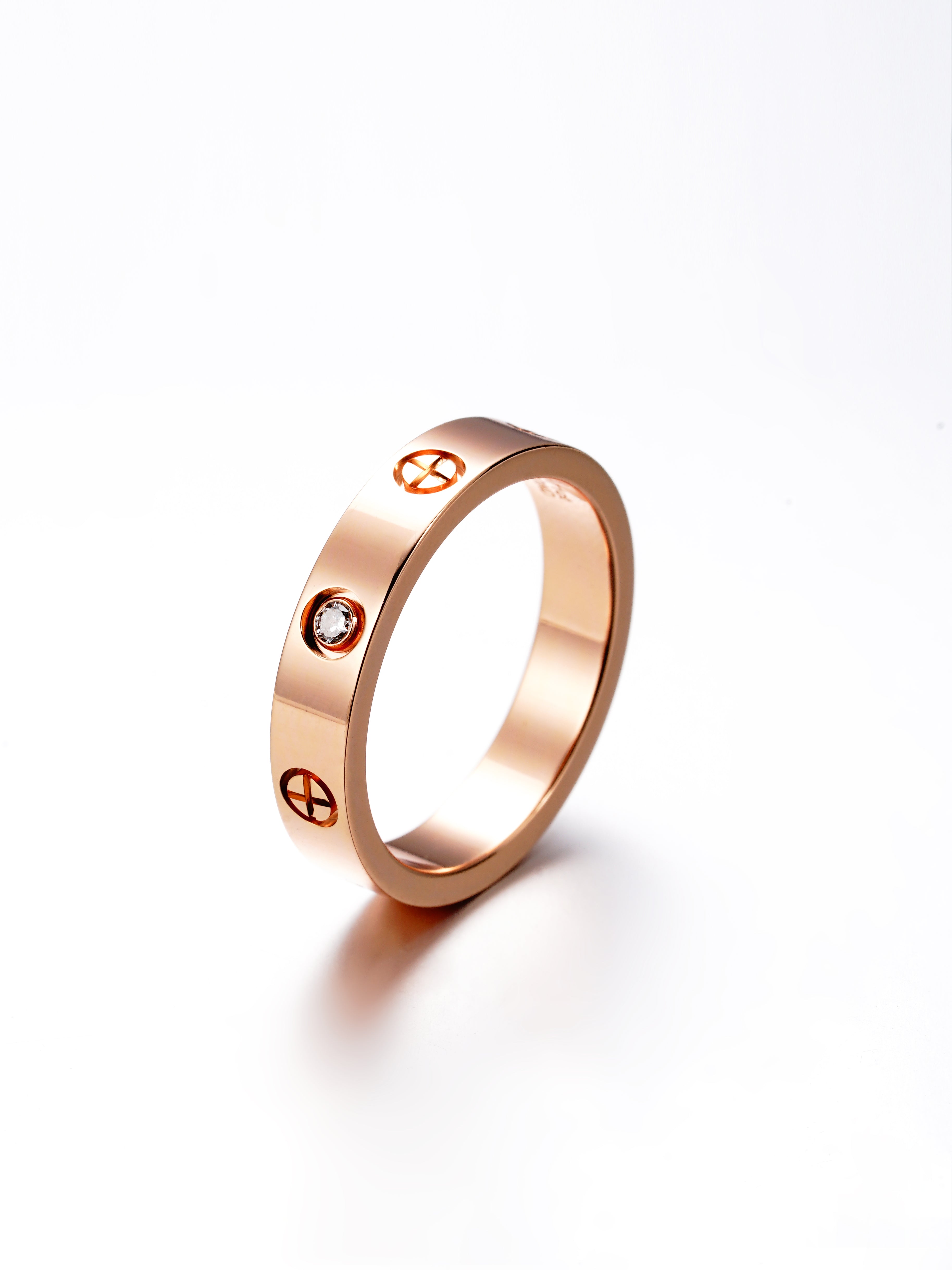 [Diamond rings 0.03ct]Real diamond S925 rings,labgrown diamond
