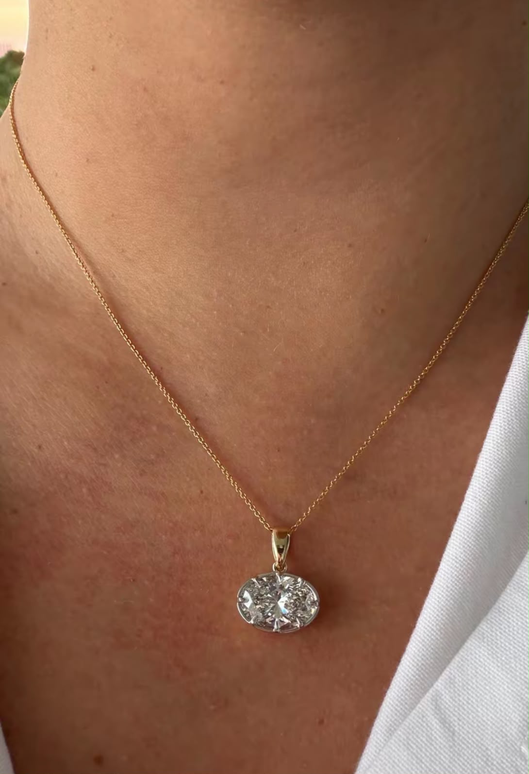 Sasha- 4ct 14k gold necklace+ 14k pendant   Total:2228 USD