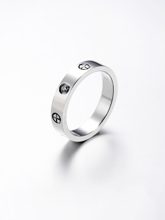 [Diamond rings 0.03ct]Real diamond S925 rings,labgrown diamond