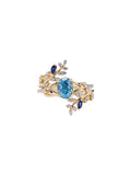 Blue Diamond Ring combination