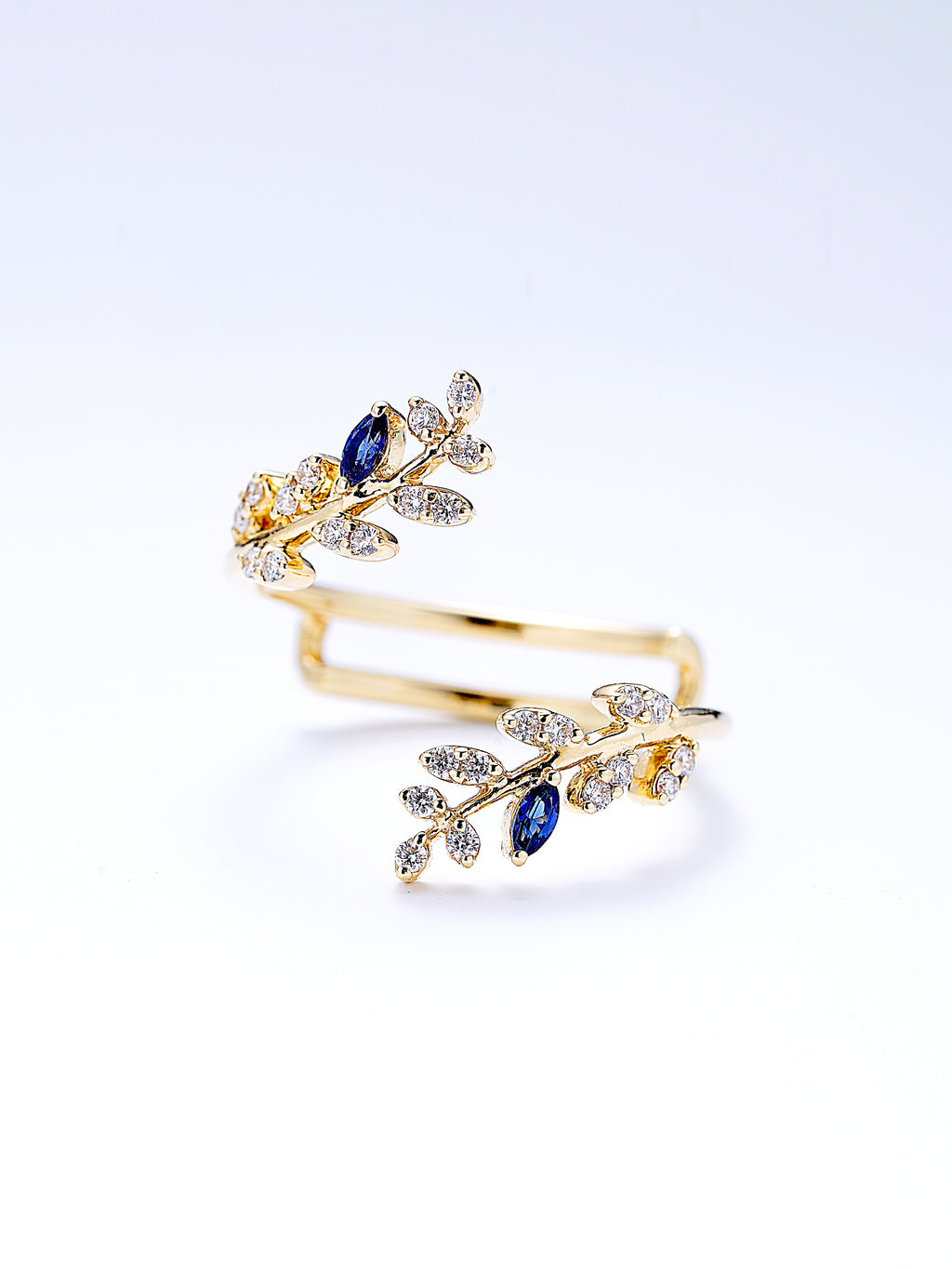 Blue Diamond Ring combination