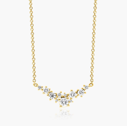 Cosmos Lab-Grown Diamond Necklace In 14K Yellow Gold