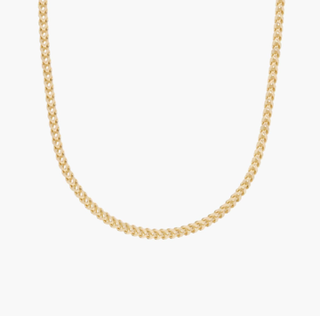 20" Franco Chain in 14k Yellow Gold (1.3 mm)