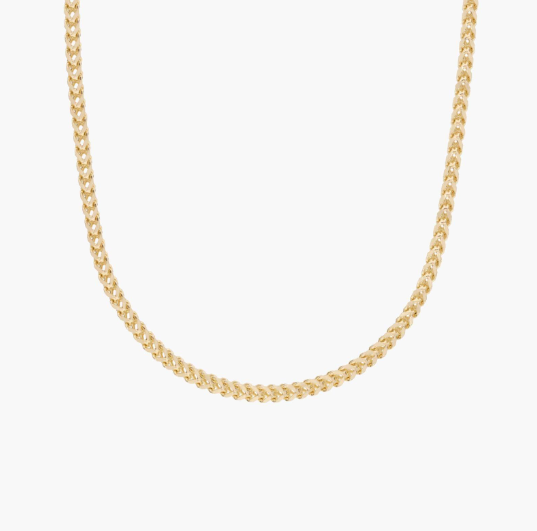 20" Franco Chain in 14k Yellow Gold (1.3 mm)