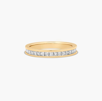 Channel Set Wedding Ring With 0.63 CTW Diamonds In 14K Yellow Gold (2.80mm)