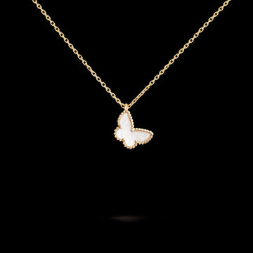 islandyal837-10K gold pendant, 925 sterling silver chain