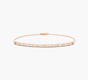 Abyss Lab-Grown Diamond Bracelet In 14K Rose Gold