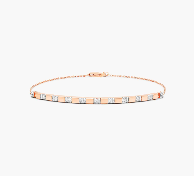 Abyss Lab-Grown Diamond Bracelet In 14K Rose Gold