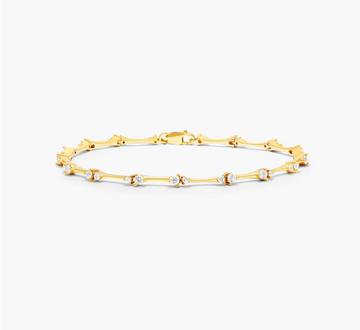 Luminance Lab-Grown Diamond Bracelet In 14K Yellow Gold