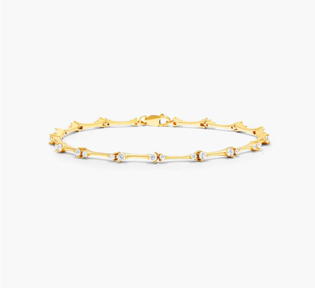 Luminance Lab-Grown Diamond Bracelet In 14K Yellow Gold