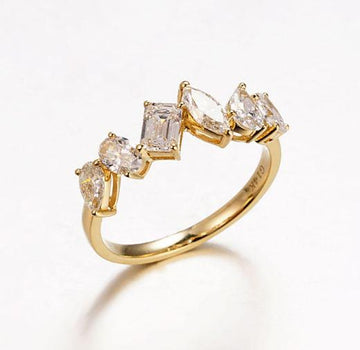 VIP Ari-14K Gold｜Total carat 1.2ct size 6