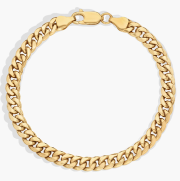 8" Men's Miami Cuban Link Bracelet in 14k Yellow Gold (6 mm)