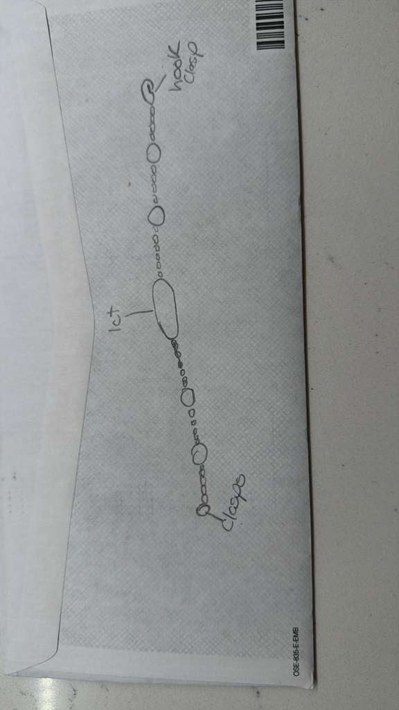 VIP Melissa Pt950 Chain special deal, 1ct Pear shape