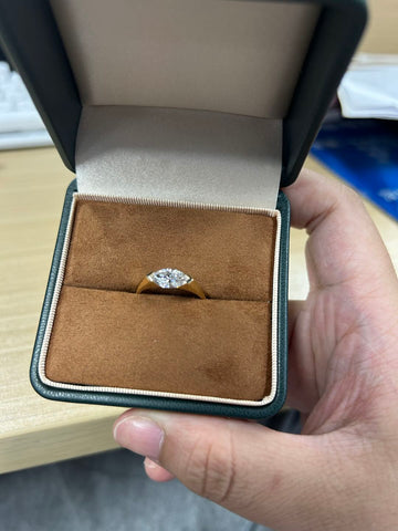 Deposit-Marquise 18K VS US Size 6