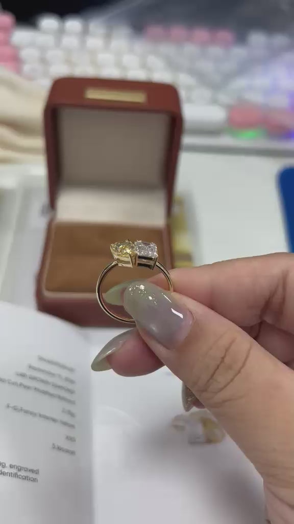Aly- Rest Payment for double diamond ring