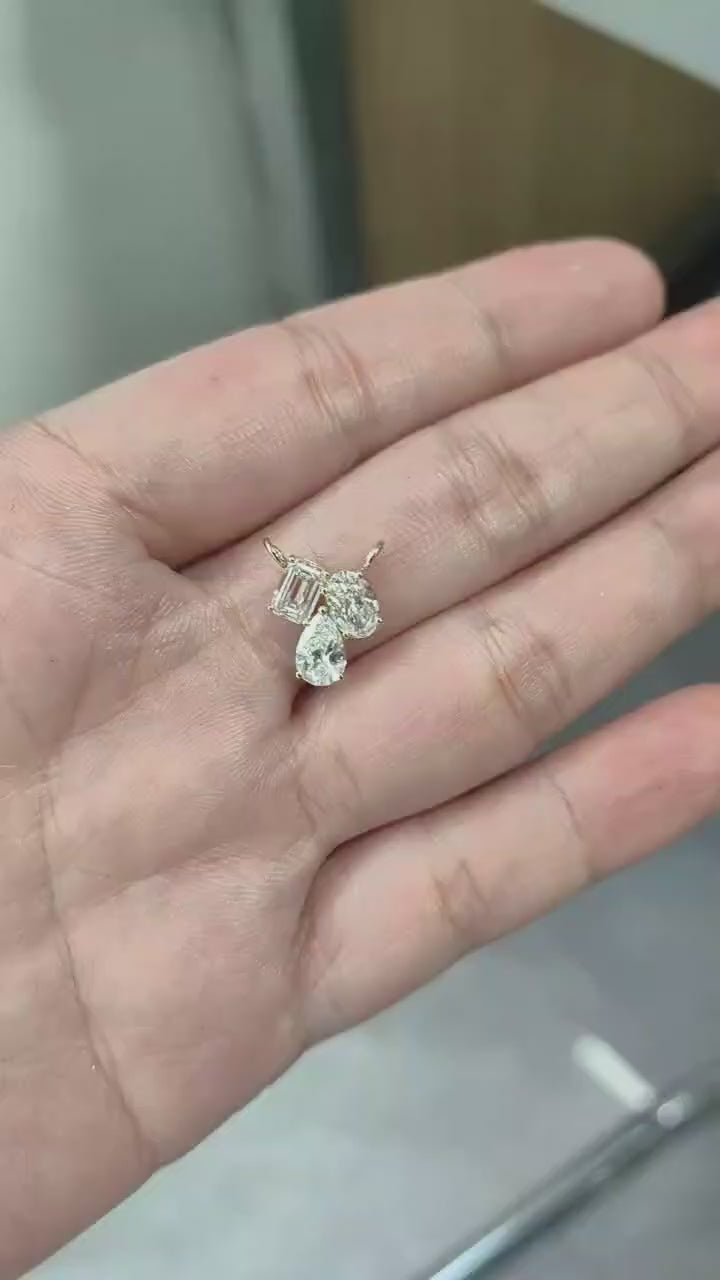 #1041- bella pendant 18k, rest payment