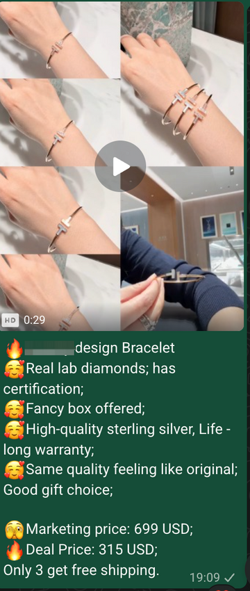 TFNY Design Bracelet-real lab diamond and Sterling silver