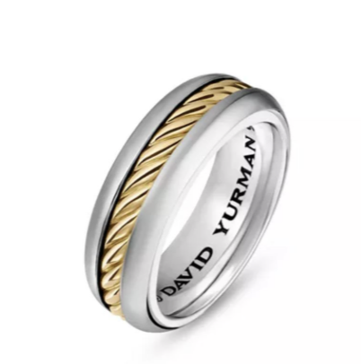 Android -- silver 14 gold ring